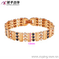 72775 Xuping guang zhou luxury artificial heavy copper chain link wrist polished 18k gold bracelet